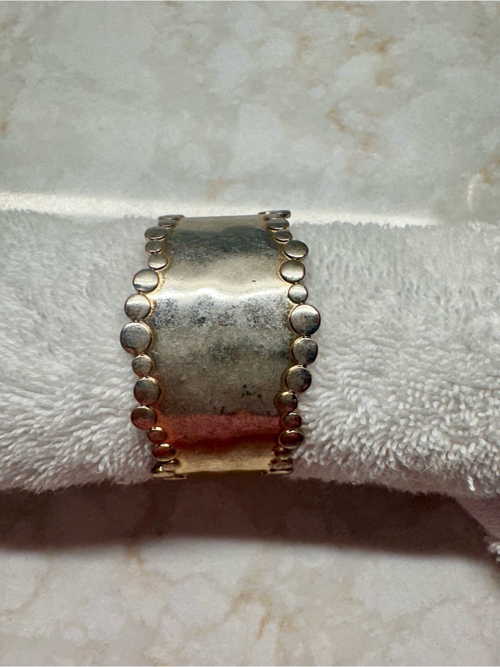 Vintage Gold-Tone Statement Cuff Bracelet